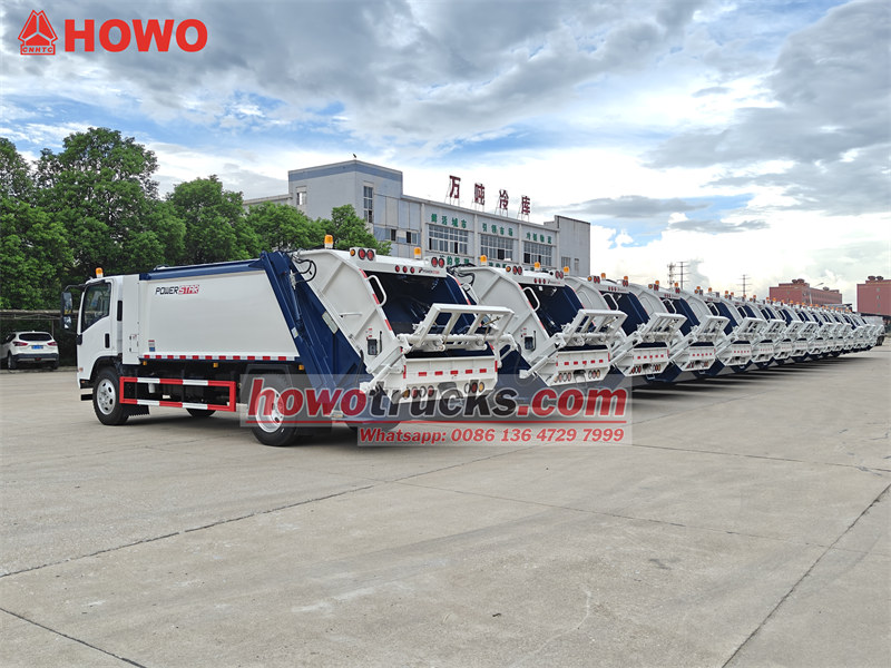 15 units refuse compactor trucks for export