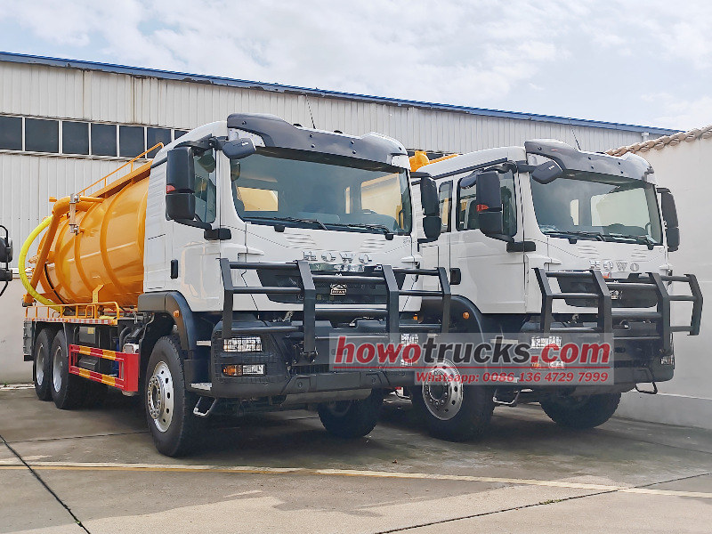 HOWO TX vacuum sewage truck