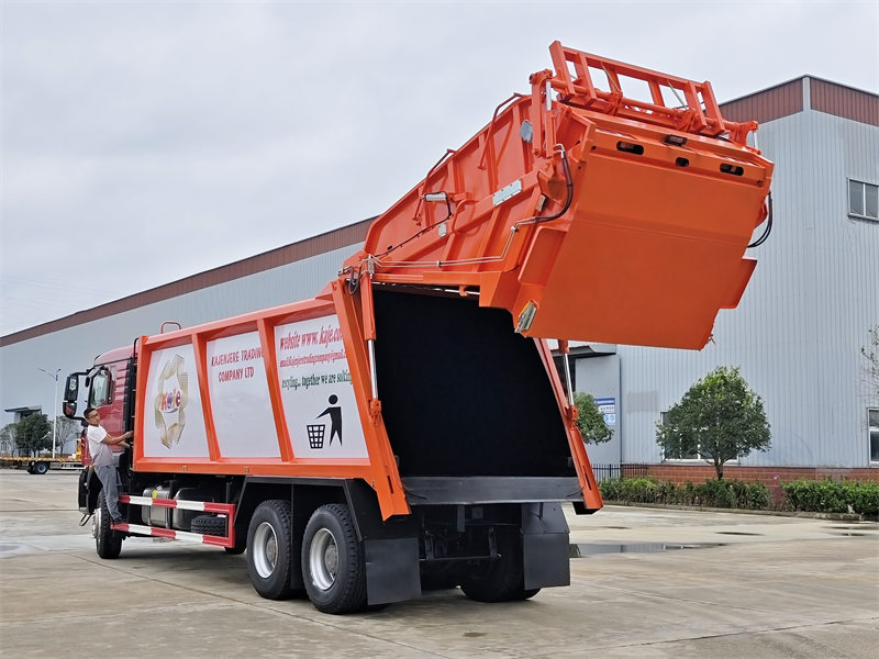 Howo garbage compactor truck