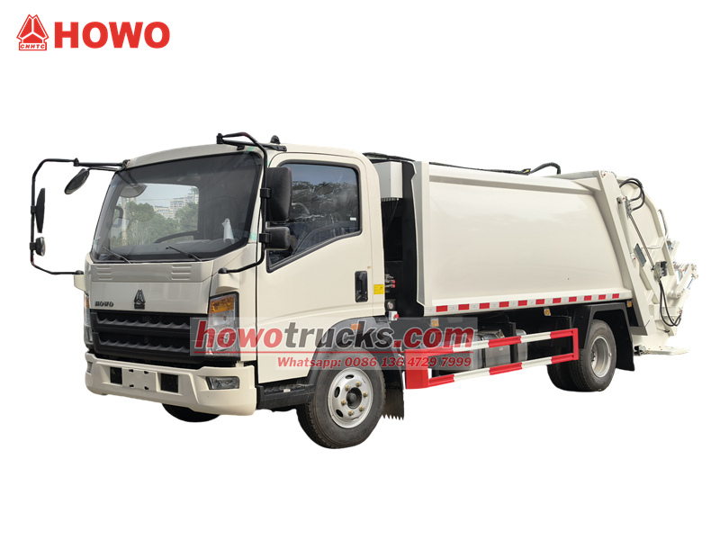 HOWO 6 wheeler garbage compactor