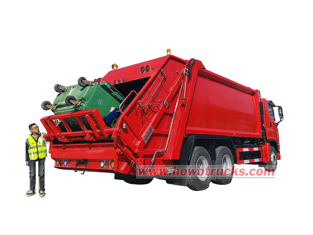 Howo tung 20CBM avfallskomprimator lastbil
