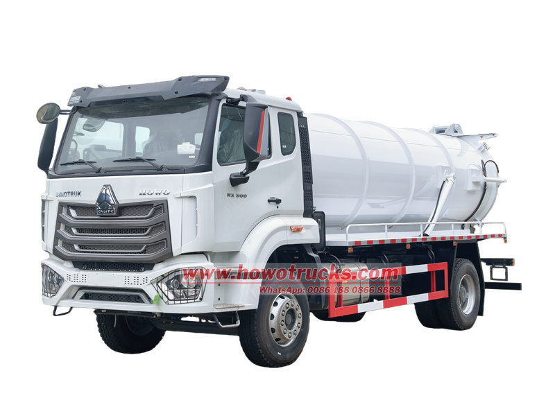 HOWO NX heavy-duty vacuum truck