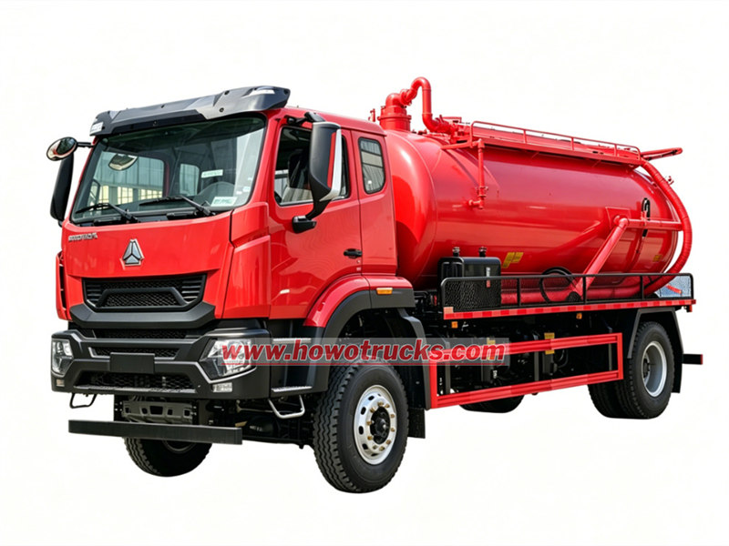 HOWO M7 10000L sewage tank truck HOWO M7 10000L sewage tank truck