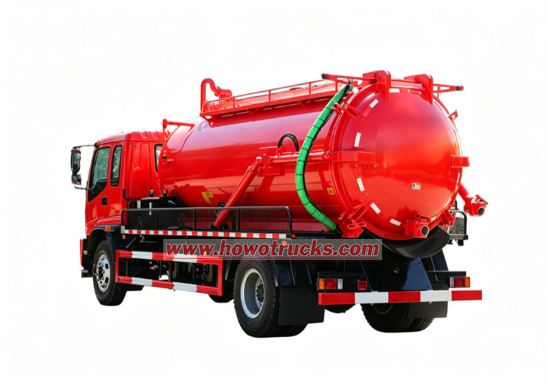 HOWO M7 10000L sewage tank truck HOWO M7 10000L sewage tank truck