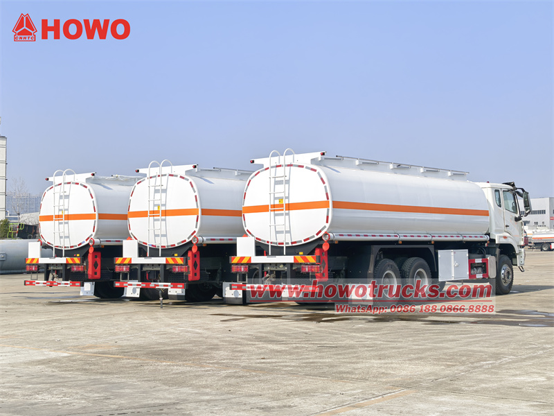 HOWO NX371 6x4 25000L fuel tanker truck