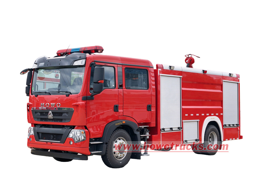 HOWO TX 300HP Water Fire protection truck 