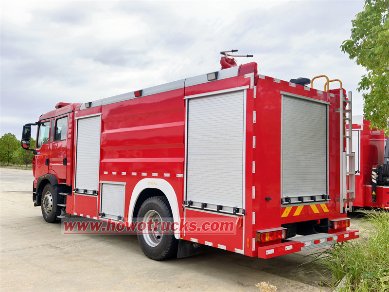 6 Ton Water Fire Brigade Truck HOWO